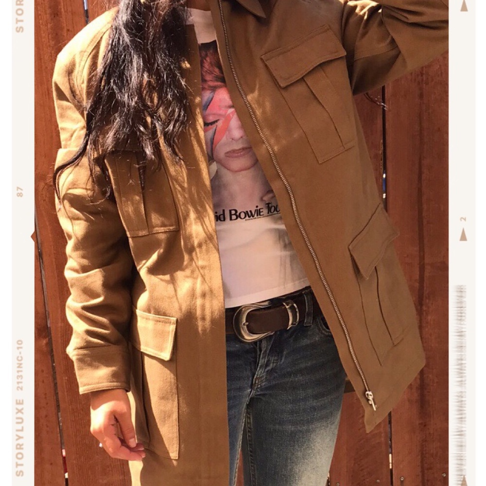 Green Army jacket - Picture 2 of 3